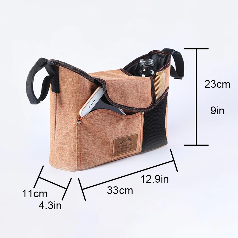 Bolsa de pa&ntilde;ales para beb&eacute;s, cochecito de viaje, organizador de lactancia, gran capacidad, moderna, bolsillo de almacenamiento para reci&eacute;n nacido-4