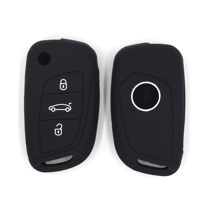 3 кнопки силиконовый чехол цветной для автомобиля авто пульт дистанционного