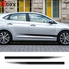 2 шт., автомобильные наклейки на двери для Hyundai Getz greatnexo PALISADE SANTAFE STAREX TIBURON Tucson