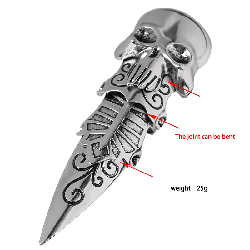 

Punk style skull men's ring bar men's tide retro alloy ring cycling men's ring female fashion jewelry gift