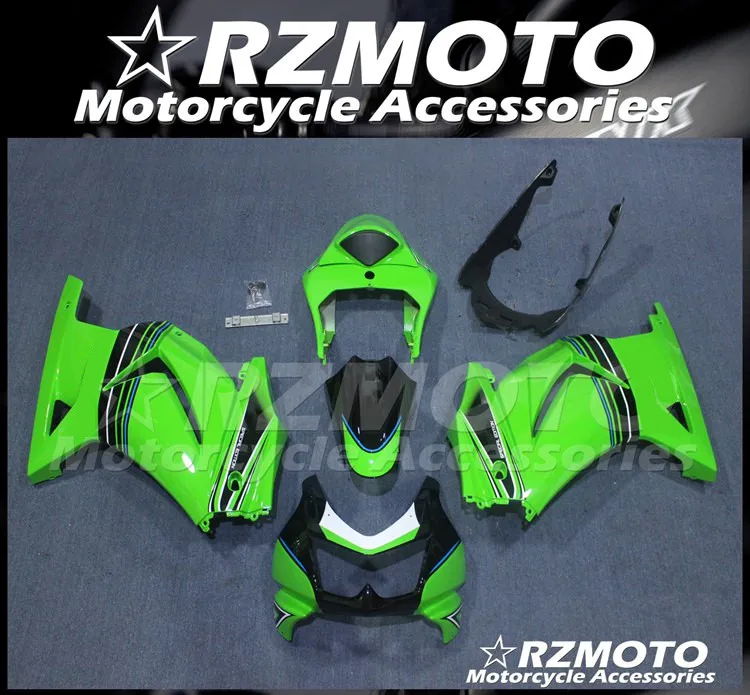 

OEM quality Injection Mold New fairings kit for Kawasaki 2008-2014 Ninja 250R ZX250 ABS plastic fairing kits EX250 08-14 Green
