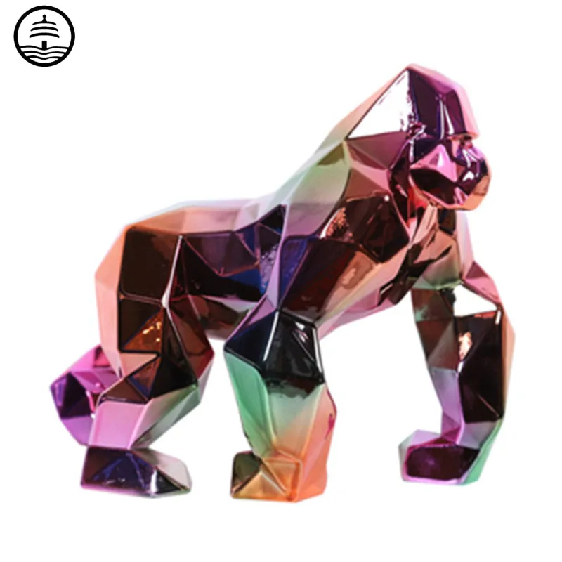 

Bao Guang Ta Nordic простой искусств Статуэтка гориллы Современный Креативный Гостиная офис исследование домашний декор орангутанг Пижама Скульпт...