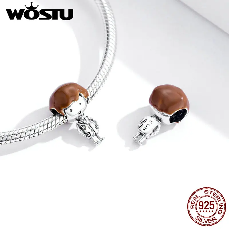 Подлинные серебряные бусины-подвески в виде доктора для медсестры и браслета |