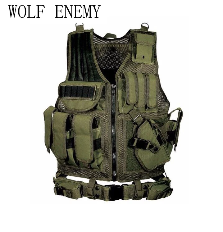 

Tactical Vest Military Combat Army Armor Vests Molle Airsoft Plate Carrier Swat Vest Outdoor Hunting Fishing CS Training Vest