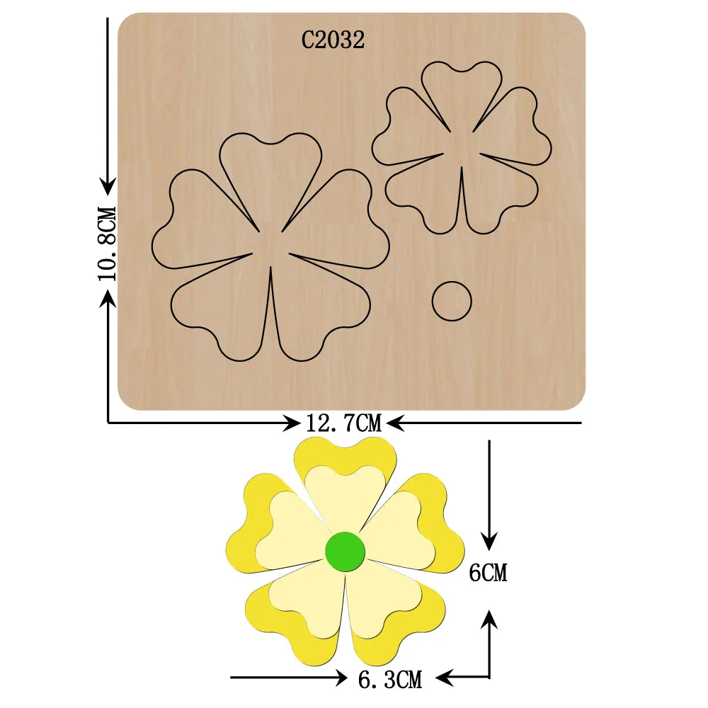 Новые деревянные штампы с цветами для скрапбукинга C2032|dies scrapbooking|die cut diesdies die |