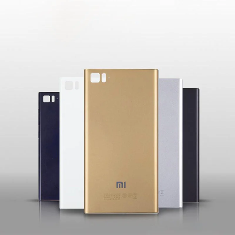 Заводская розетка для Xiaomi 3 WCDMA батарейный Корпус задняя крышка чехол Mi3 M3 + кнопки