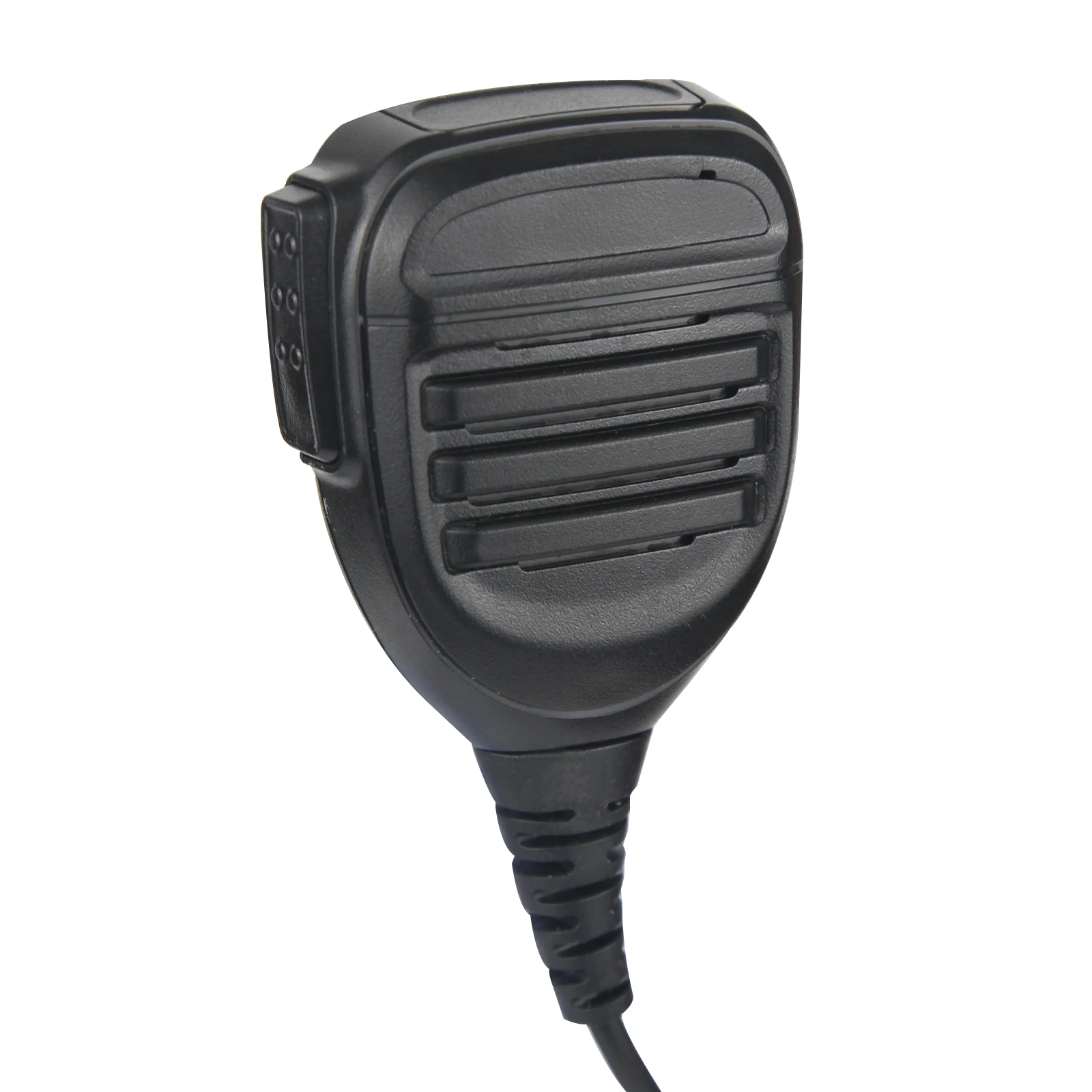 RISENKE Radio Speaker 2 Pin PTT Surveillance Handheld Shoulder Mic for Baofeng Uv5r BF 888S Kenwood HYT Walkie Talkie Waterproof