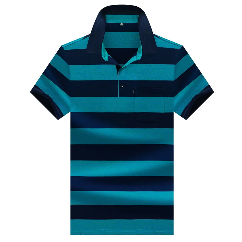 

2020 Brand Polo Shirt Men Summer Short Sleeve Plus Size Homme Clothing Cotton Classic Designer High Quality Striped Fashion Tops