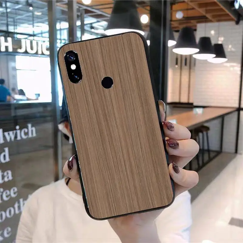 

Wood Grain Phone Case For Xiaomi Redmi 7 8 9t 9se k20 mi8 max3 lite 9 note 9s 10 pro