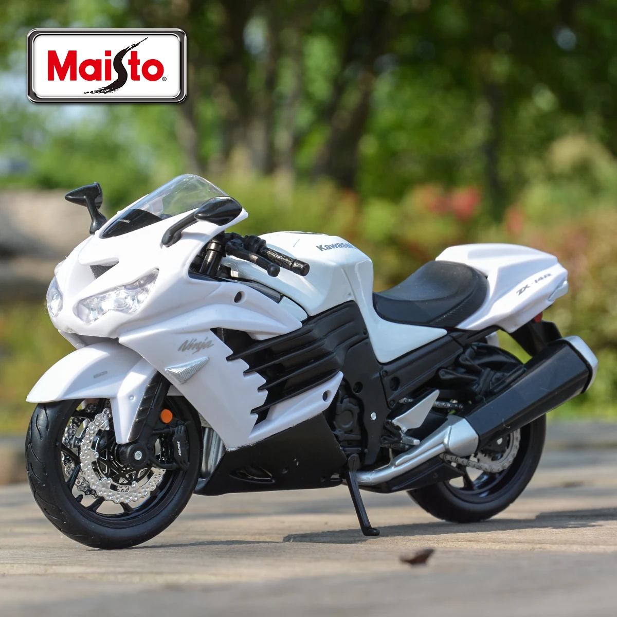 

Maisto 1:12 Kawasaki Ninja ZX-14R Die Cast Vehicles Collectible Hobbies Motorcycle Model Toys