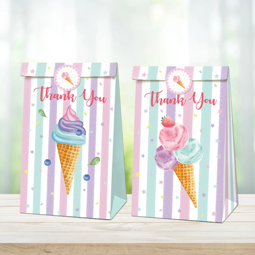 Сладкое мороженое счастливый подарок на день рождения яркие сумочки для