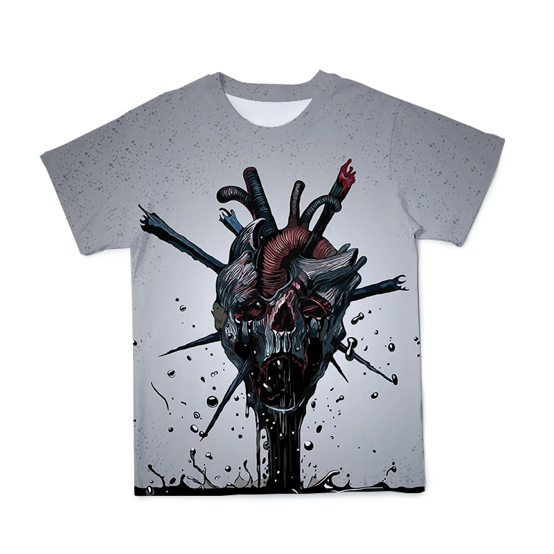

2021 New Summer Men's T-Shirt 3D Printing Japanese Anime Children's Cartoon Fashion Casual Short-Sleeved Top