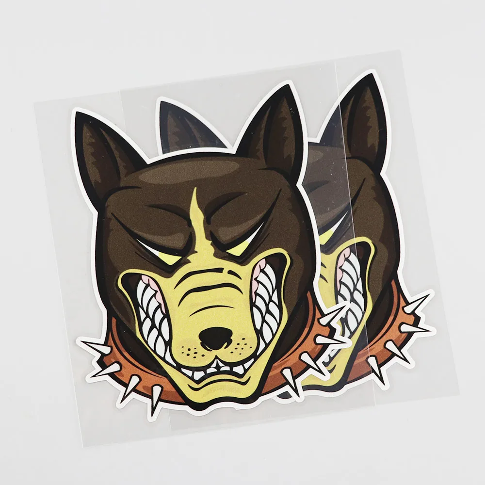 YJZT 12 1 см * 14 4 яростное животное Doberman Pinscher Автомобильная наклейка из ПВХ 12A-0067 |