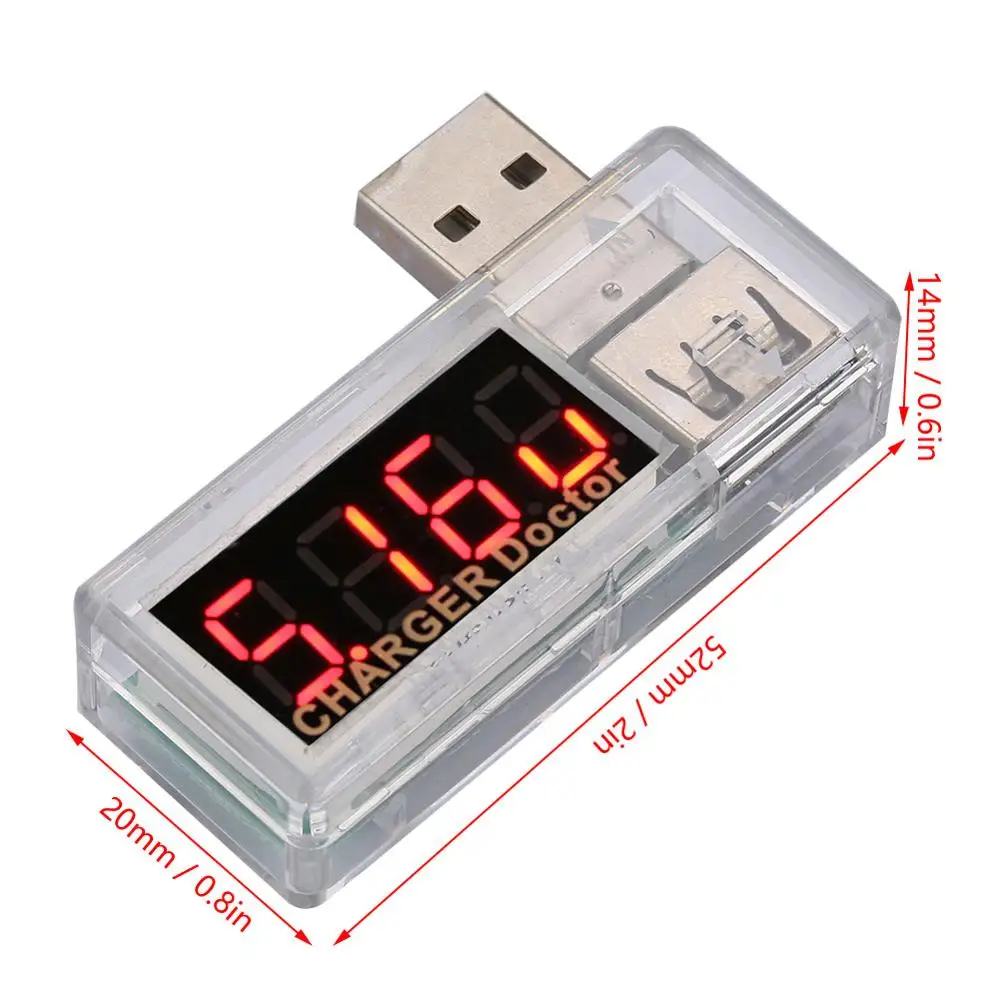 USB Charger Tester Digital Mobile Power Charging Current Voltage Ammeter Tester|Измерители тока| |