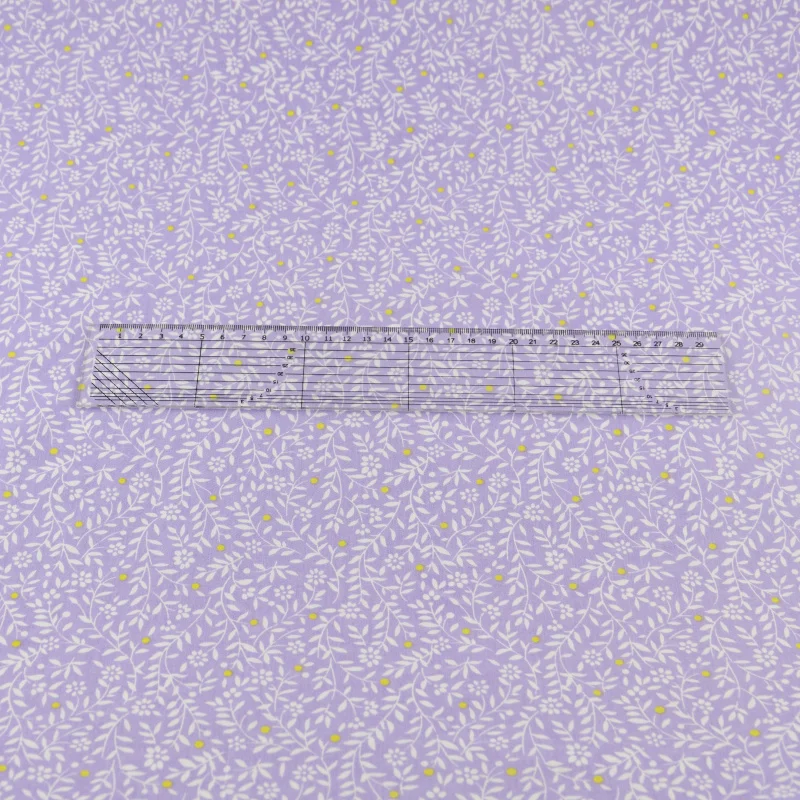 

Purple Leaf Cotton Fabric Home Textile Patchwork Quilting Bedding Decoration Teramila Fabrics Tissue Tecido Sewing Cloth Craft