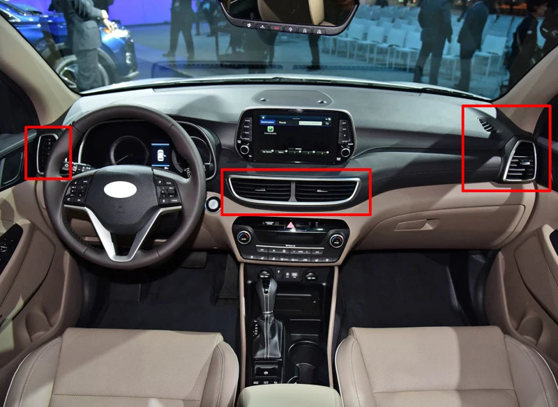 Автомобильные аксессуары для Hyundai Tucson 2019 2020 Стильная крышка из углеродного