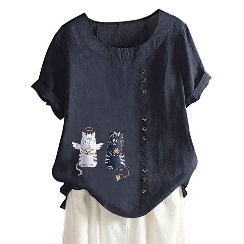 Vicabo/белые женские топы Летние модные повседневные футболки с круглым вырезом и