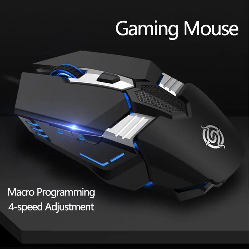 

Adjustable 6 Keys 6D Mechanical Gaming Mouse RGB Wired 3200 DPI Mice Computer Notebook Laptop Optical 1.3M USB