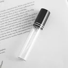 Прозрачный портативный пустой косметический Футляр 50 шт.лот, 10 мл, дорожная бутылка-распылитель для духов, подарок, образец, мини-парфюм, контейнер для косметики