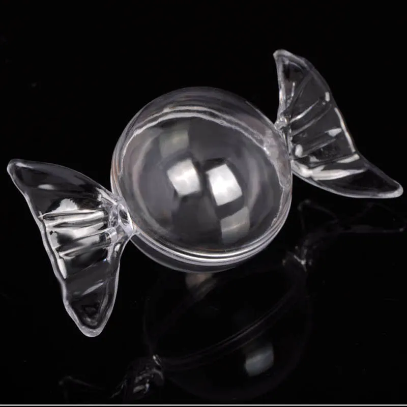 5 шт. прозрачные пластиковые коробки для хранения в форме конфет|Коробки и ящики