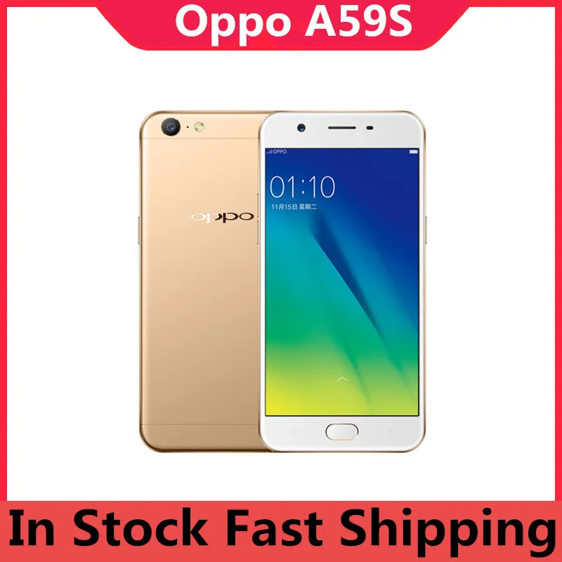 Оригинальный Oppo A59S 4 аппарат не привязан к оператору сотовой связи мобильный