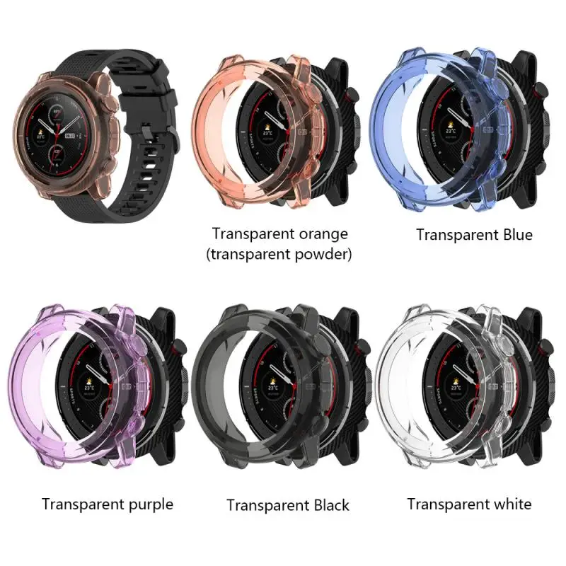 Подходит для смарт-часов Amazfit Stratos 3 Huami спортивные часы защитный чехол мягкий ТПУ