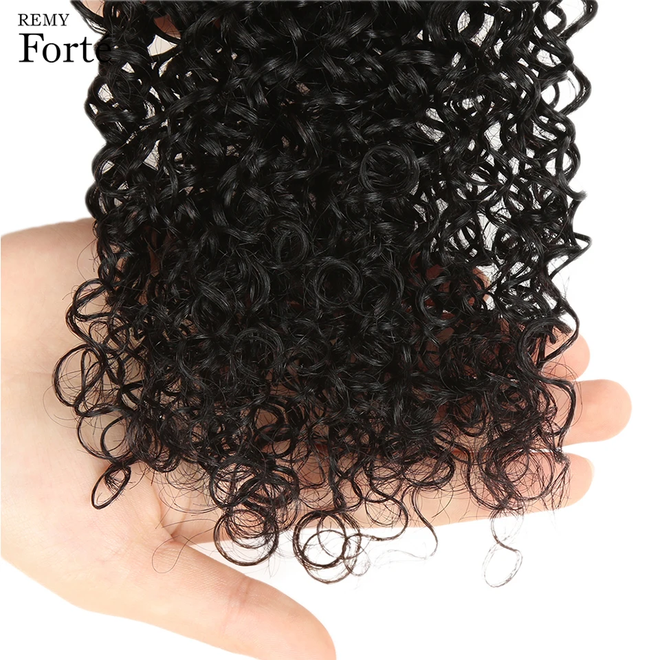 Remy Forte вьющиеся пряди с застежкой 30 дюймов 13X4 на шнуровке бразильские волосы Fast