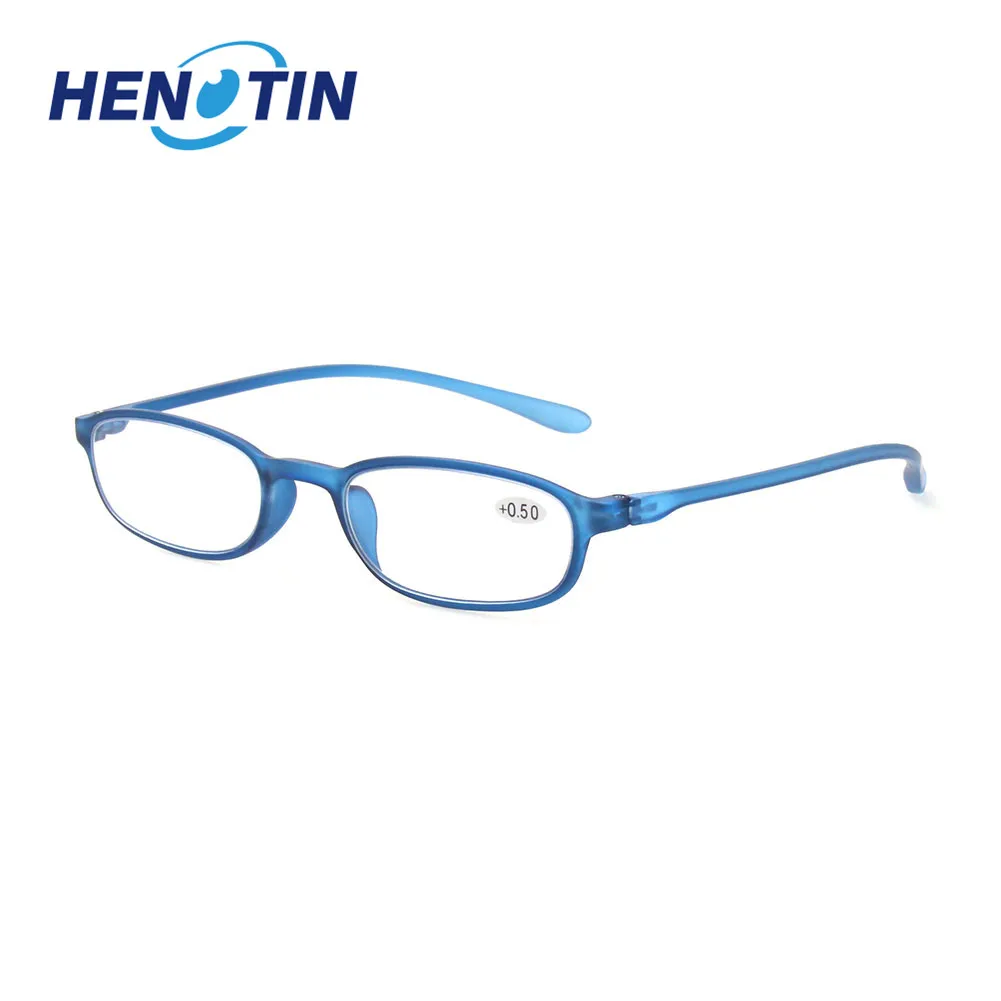 

Henotin Blue Light Blocking Reading Glasses Cross Hinge Rectangular Frame Lightweight Quality Women Men Reader