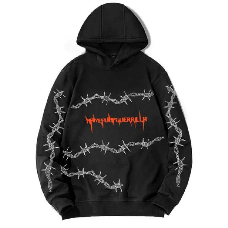 Уличная толстовка унисекс для женщин и мужчин с длинными рукавами Свободный