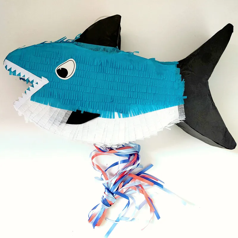 Акула пината мультяшная Форма Рыба морская фотография Дети День рождения