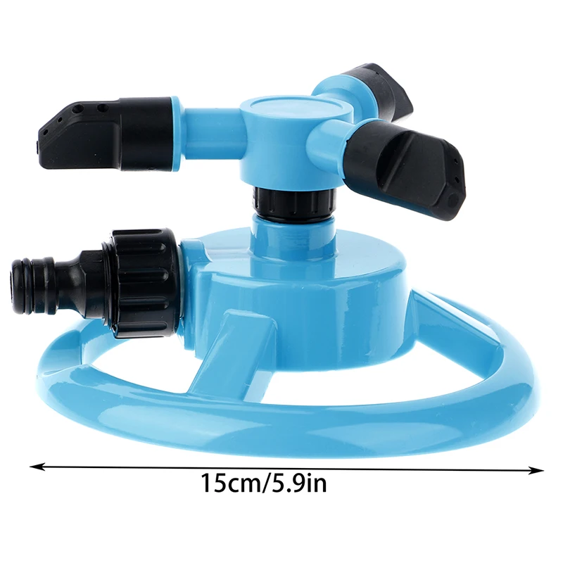 

360 Degree Automatic Garden Sprinklers Watering Grass Lawn Rotary Nozzle Rotating Water Sprinkler