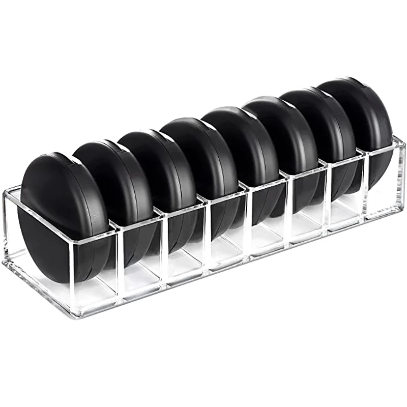 Органайзер для теней прозрачный пластиковый органайзер макияжа компактный