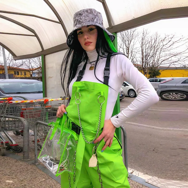 Весенние новые модные флуоресцентные зеленые женские ремни со средней талией