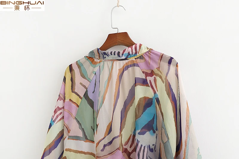 

Women boho style chiffon dress v-neck chiffon lantern sleeve 2019 lady sundress summer beach dresses vestido sexy dress Casual