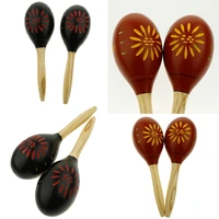 musical instrument wooden shakers sand hammers maraca percussion gifts present for children baby kids