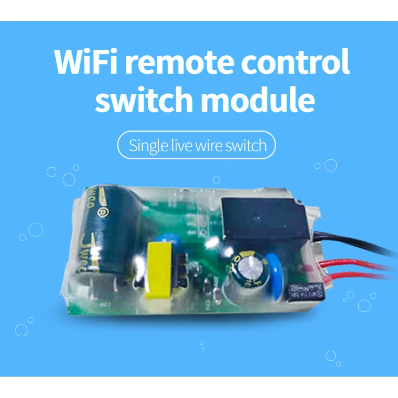 

180-240 В EWeLink WI-FI светильник Модуль автоматического включения света без нейтральный провод DIY один выключатель модификации модуль работает с ...