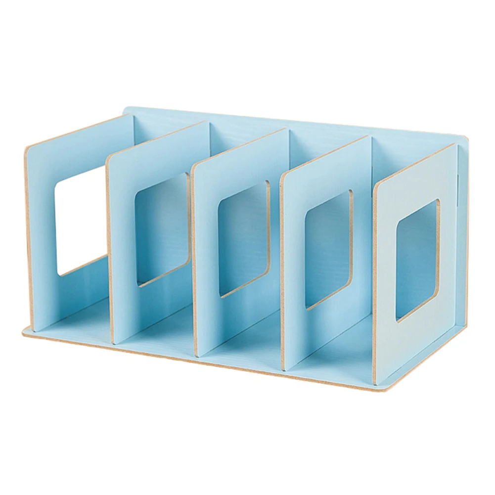 Простая Многоуровневая книжная полка 4 полки оригинальная для хранения книг