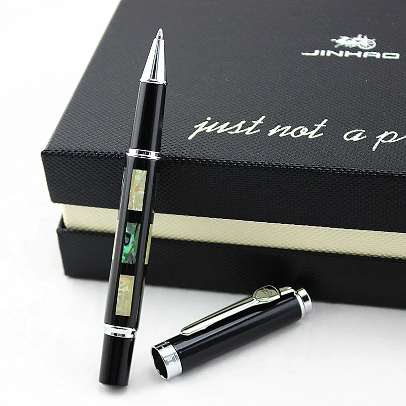Jinhao 8802 Ручка-роллер с заправкой, яркая жемчужина Зеленая морская раковина подарочная ручка Бизнес Офис Дом Школа поставки