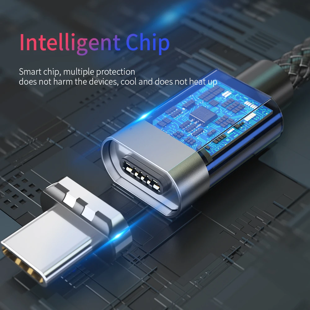 FPU 5A Магнитный кабель usb type C супер быстрая зарядка USB C магнитное зарядное устройство type-C зарядный шнур для мобильного телефона huawei Xiaomi провод