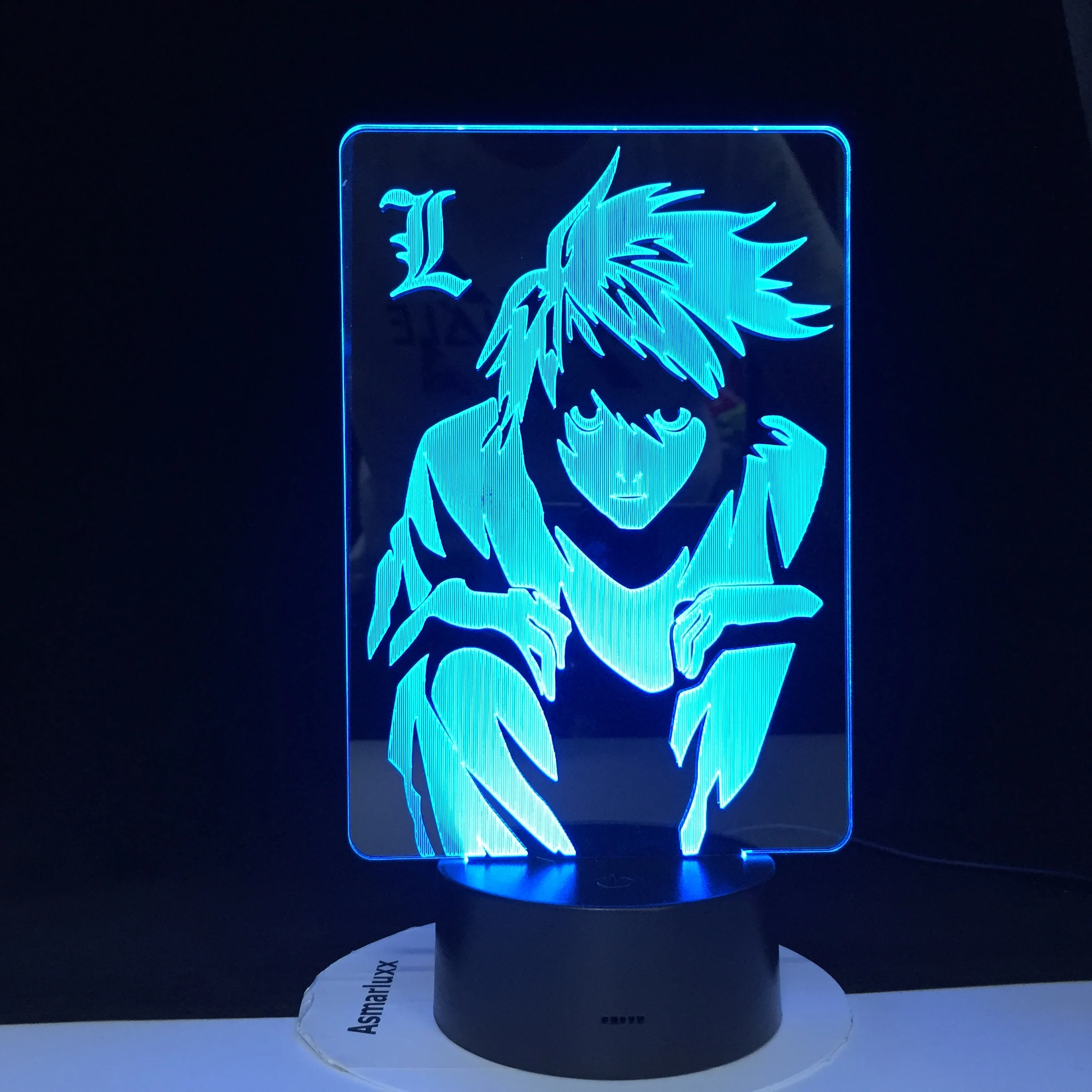 3D Led Наруто лампа Саске фото мультфильм человек Ночник светильник для детей декор