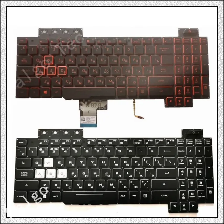 Новая русская клавиатура с подсветкой для ноутбука ASUS ROG FX504 FX504G FX504GE FX504GD fx504gm RU |