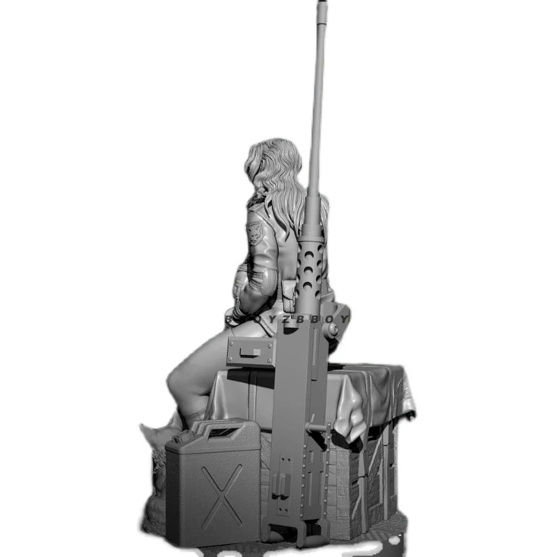 

H75mm 1/24 Resin model kits figure beauty colorless and self-assembled TD-2734