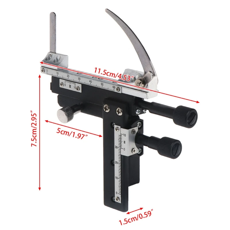 

Microscope Moveable Stage Caliper With Scale Attachable Mechanical Stage X-Y High-precision Vernier Biological Dropshipping