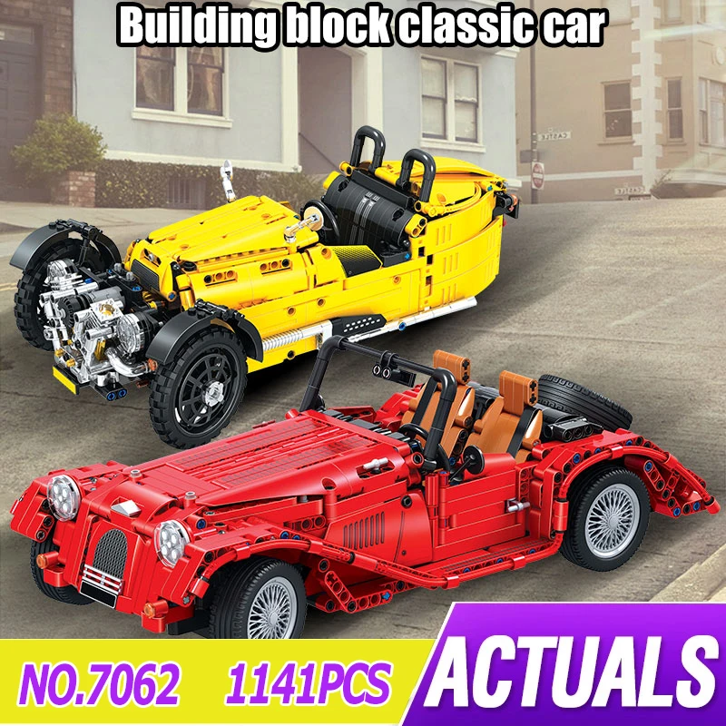 

Winner7062 7065 City Classical Convertible Cars Building Blocks High Tech Three Wheeled Model Car Bricks Toys for Children Gifts