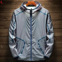 wwkk 2021 new windproof jacket men sun protection clothing fishing hunting clothes quick dry skin windbreaker with pocket
