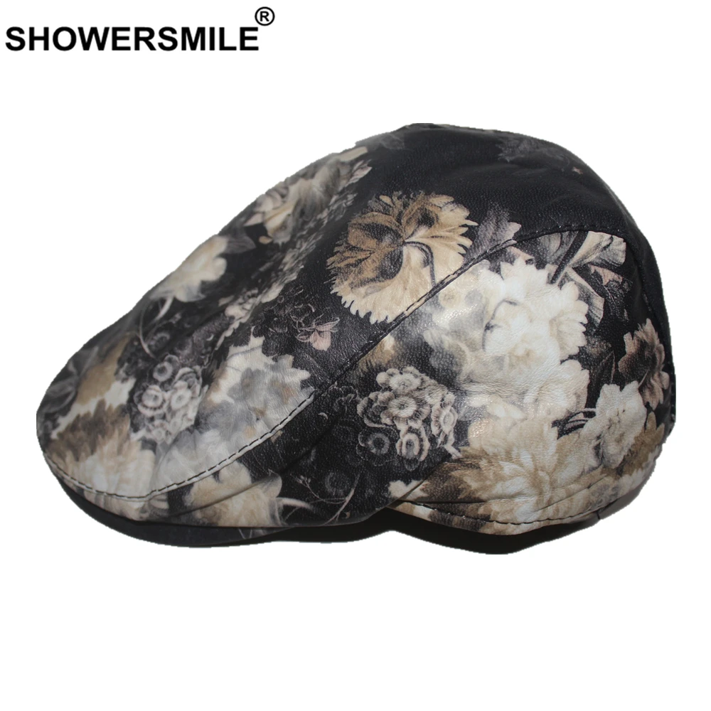 Женский берет в британском стиле shouresmile синяя плоская шапка из натуральной