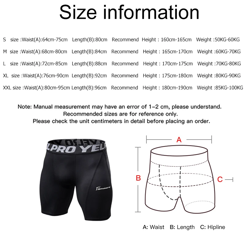 Компрессионные Мужские беговые шорты Queshark однотонные базовые колготки