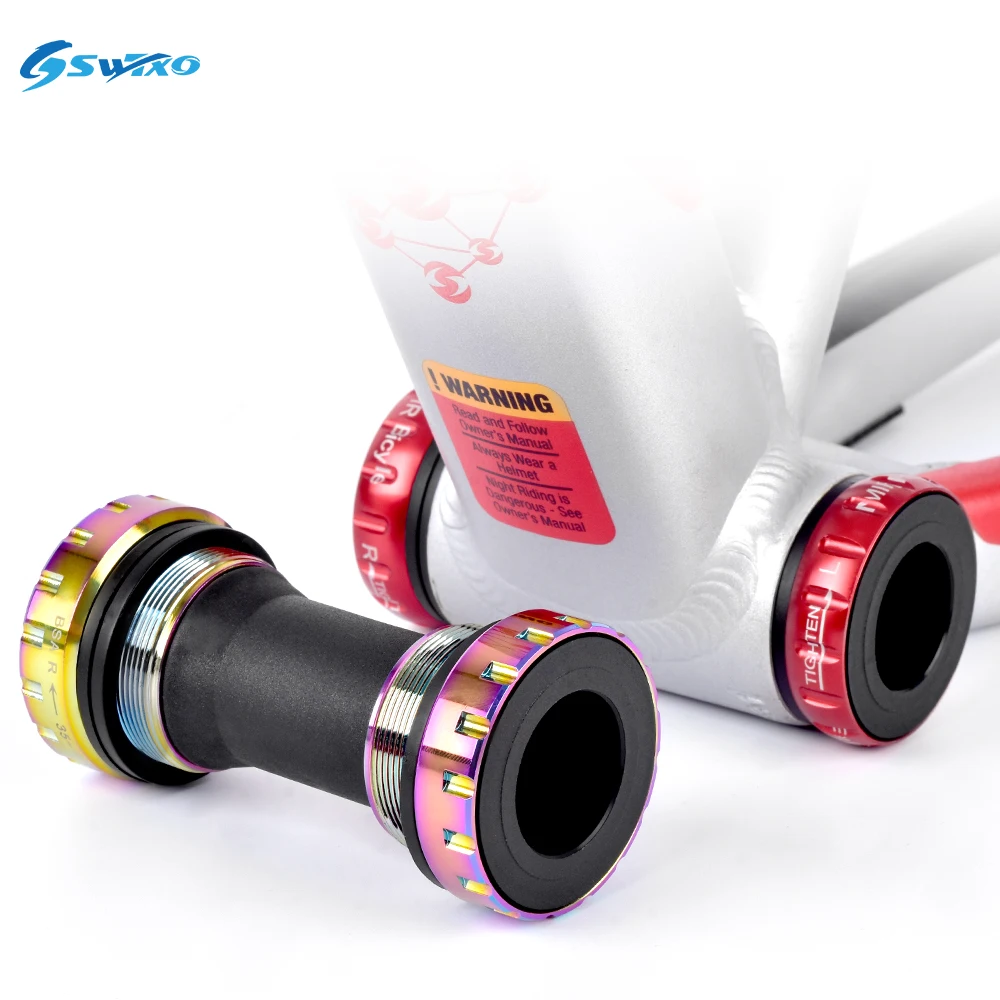 

SWTXO BB91 Bottom Bracket BB Wrench Tool Mountain Road Bike BSA Thread Bottom Bracket 68/73mm for Shimano SRAM Bicycle Crankset