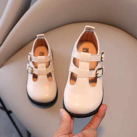 Новинка 2021, детская повседневная однотонная обувь из искусственной кожи с плоской подошвой, Классическая Студенческая обувь, повседневная обувь для мальчиков и девочек, белая, Черная