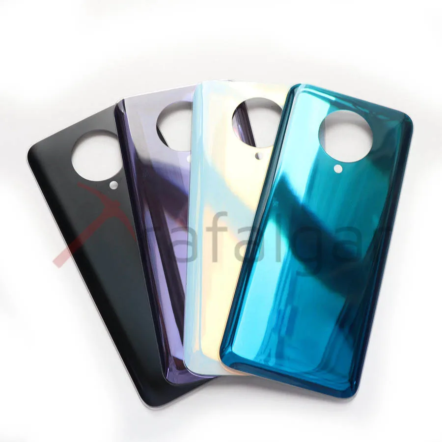 Крышка батарейного отсека для Xiaomi Poco F2 Pro Задняя стеклянная панель задняя крышка